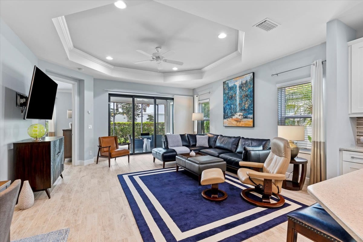 Open concept living room